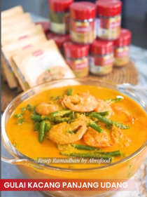 Gulai Kacang Panjang Udang